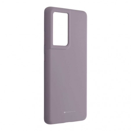 Silicone case for Samsung Galaxy S21 Ultra 5G MERCURY Silicone cover Grey