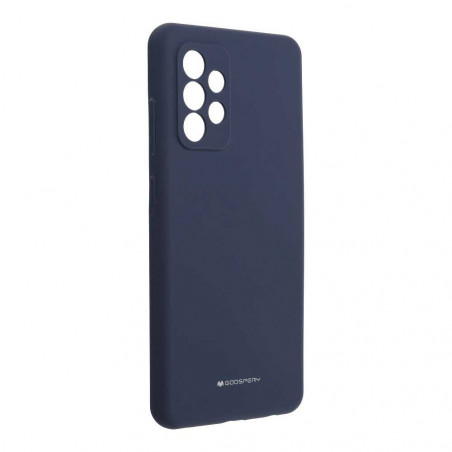 Silicone case for Samsung Galaxy A52 5G MERCURY Silicone cover Blue