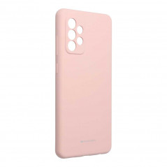 Silicone case na Samsung Galaxy A52 5G MERCURY Silikónový kryt Ružový